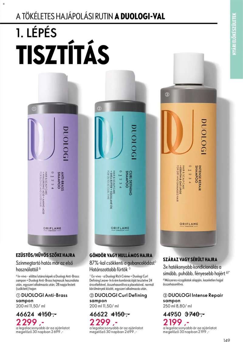 Oriflame Oriflame katalógus 2026/08 149 oldal