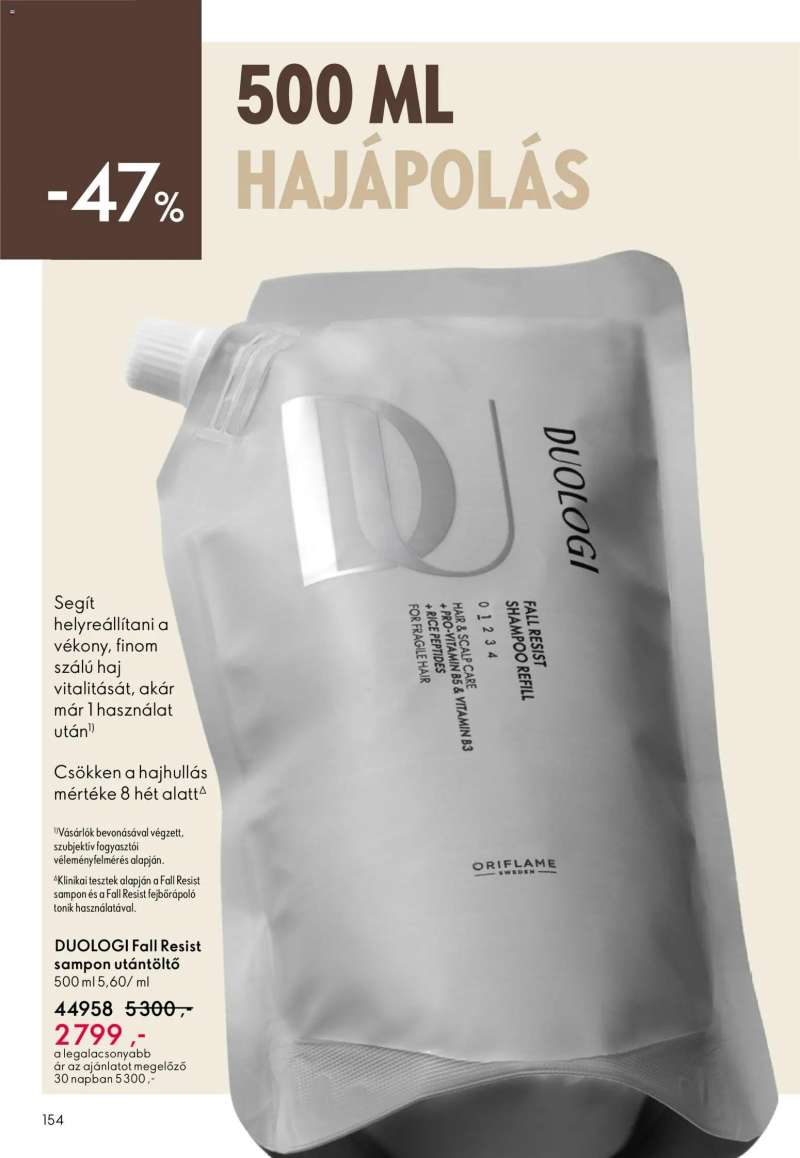Oriflame Oriflame katalógus 2026/08 154 oldal