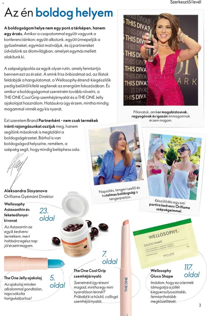 Oriflame Oriflame katalógus 2026/08 3 oldal