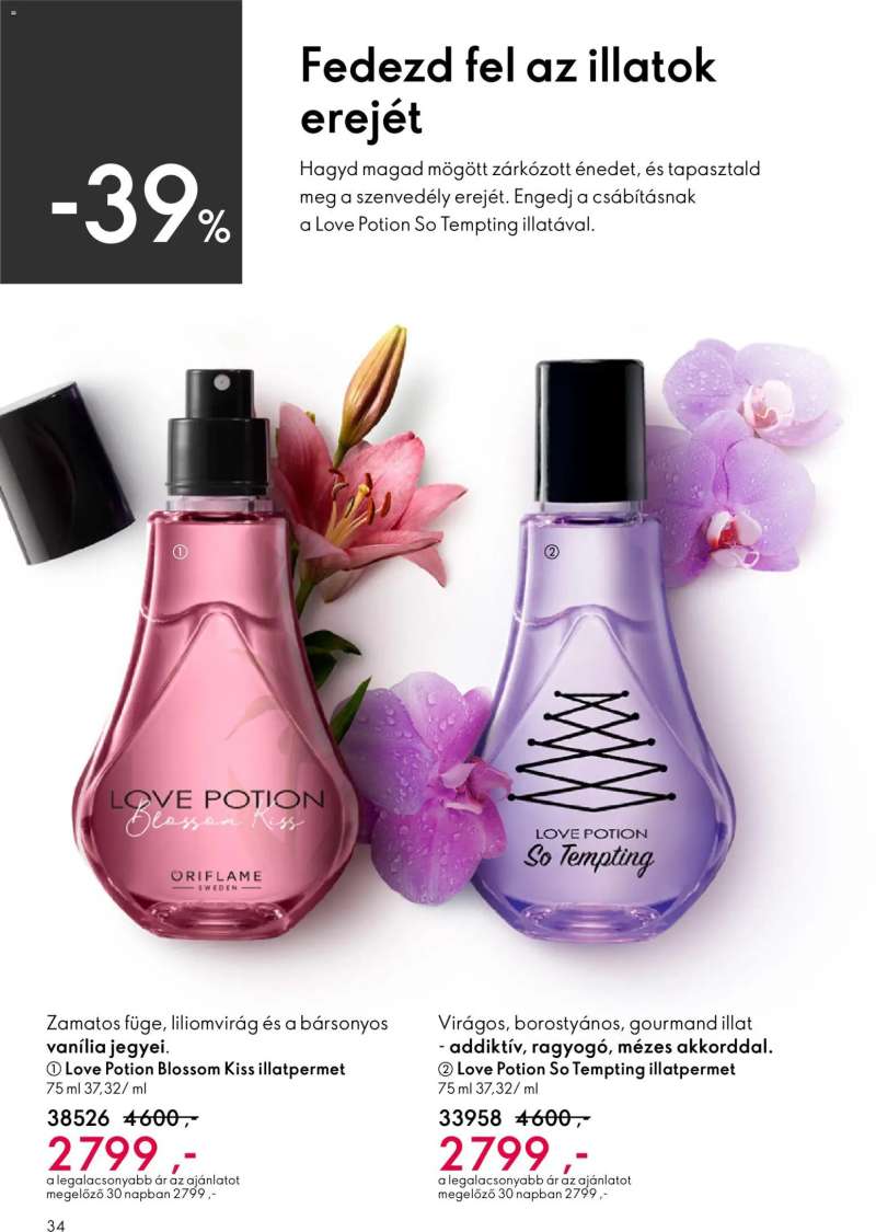 Oriflame Oriflame katalógus 2026/08 34 oldal