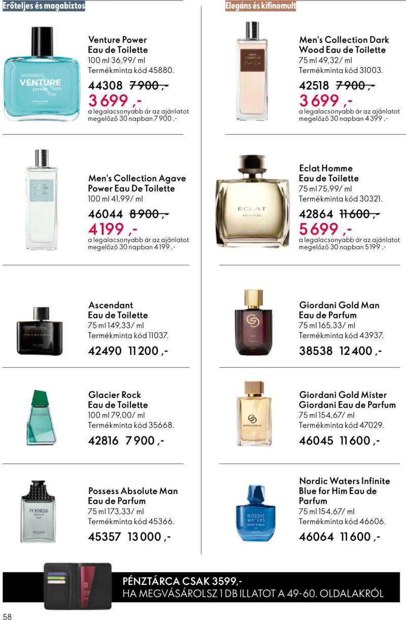Oriflame Oriflame katalógus 2026/08 58 oldal
