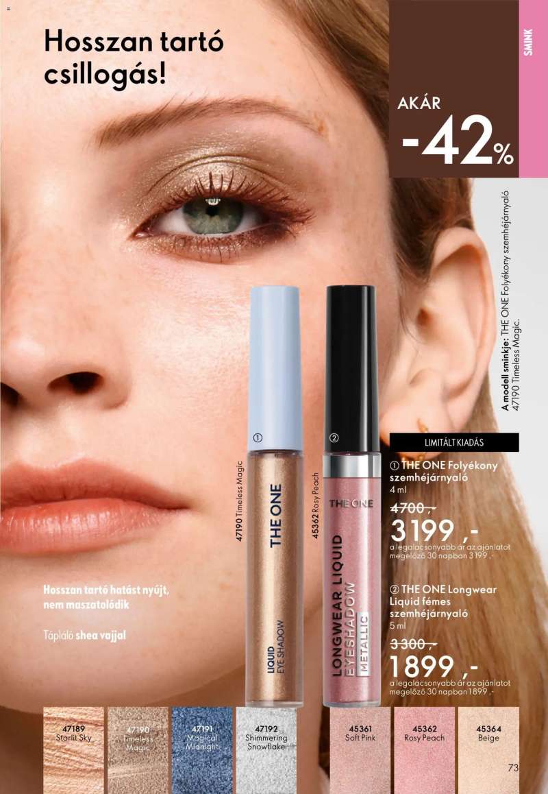 Oriflame Oriflame katalógus 2026/08 73 oldal