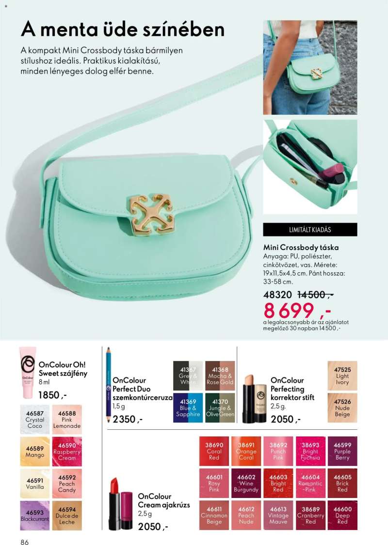 Oriflame Oriflame katalógus 2026/08 86 oldal