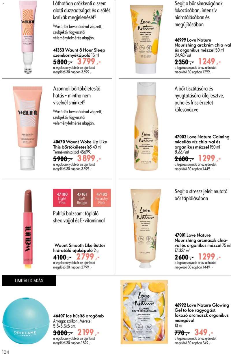 Oriflame Oriflame katalógus 2026/09 104 oldal