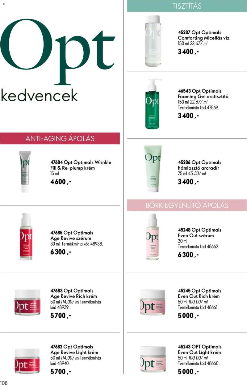 Oriflame Oriflame katalógus 2026/09 108 oldal