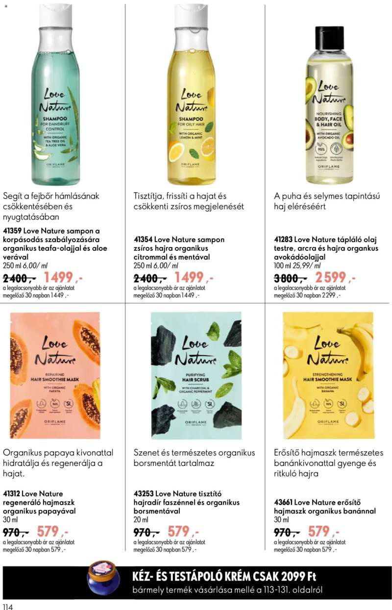 Oriflame Oriflame katalógus 2026/09 114 oldal