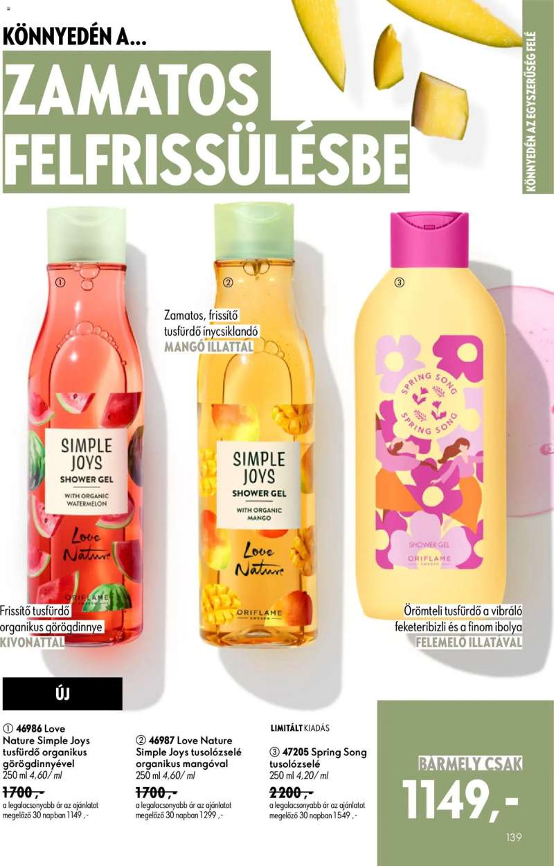 Oriflame Oriflame katalógus 2026/09 139 oldal
