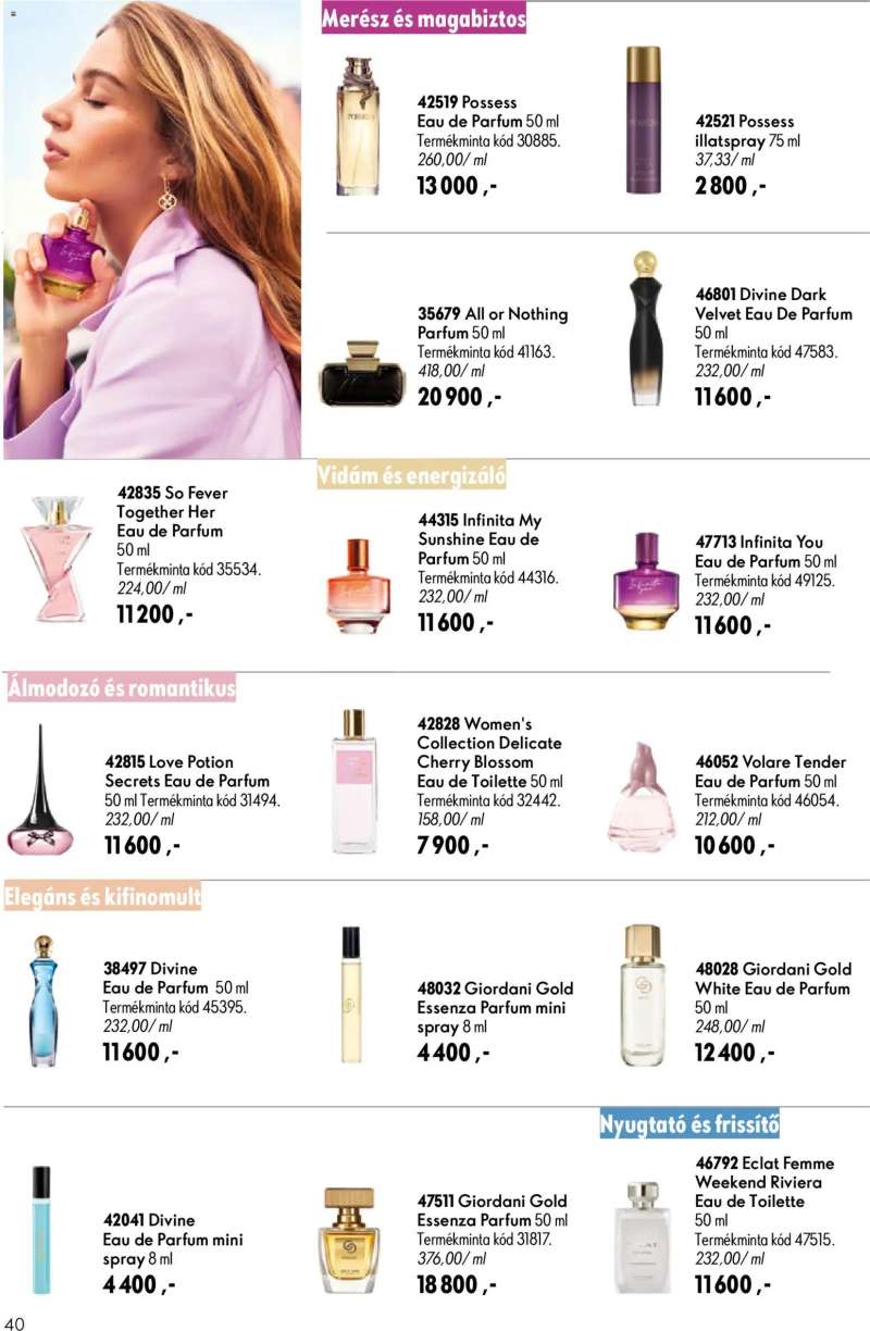 Oriflame Oriflame katalógus 2026/09 40 oldal