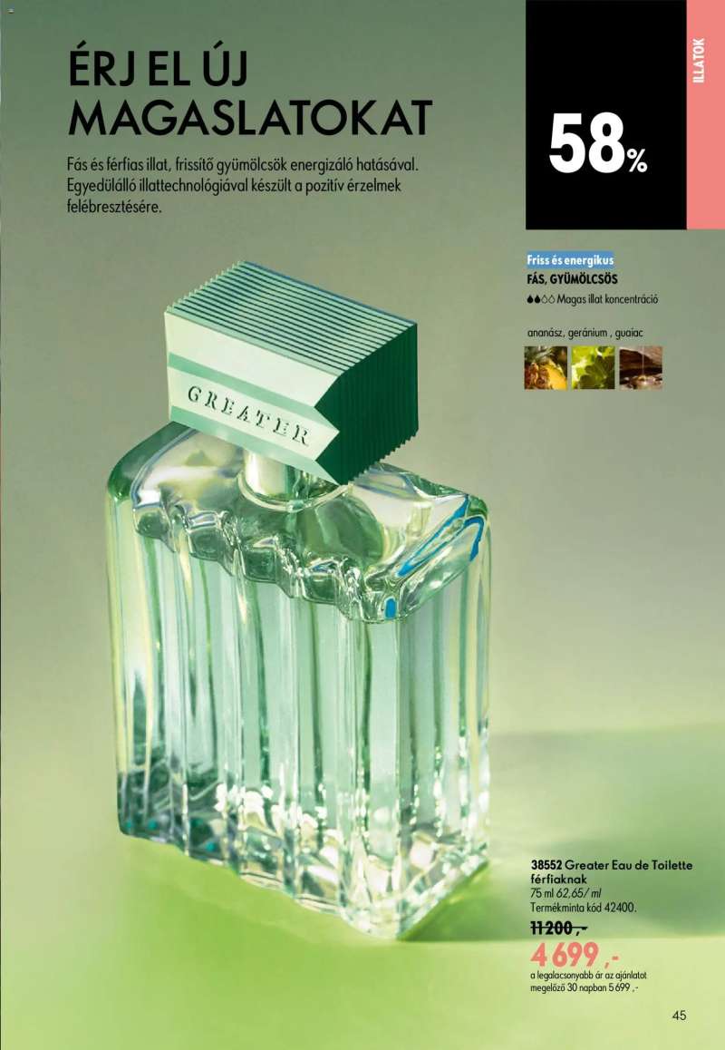 Oriflame Oriflame katalógus 2026/09 45 oldal