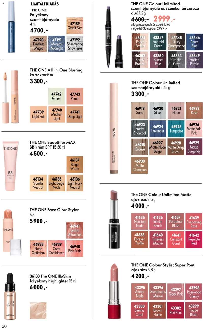 Oriflame Oriflame katalógus 2026/09 60 oldal