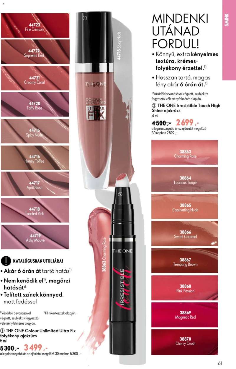 Oriflame Oriflame katalógus 2026/09 61 oldal