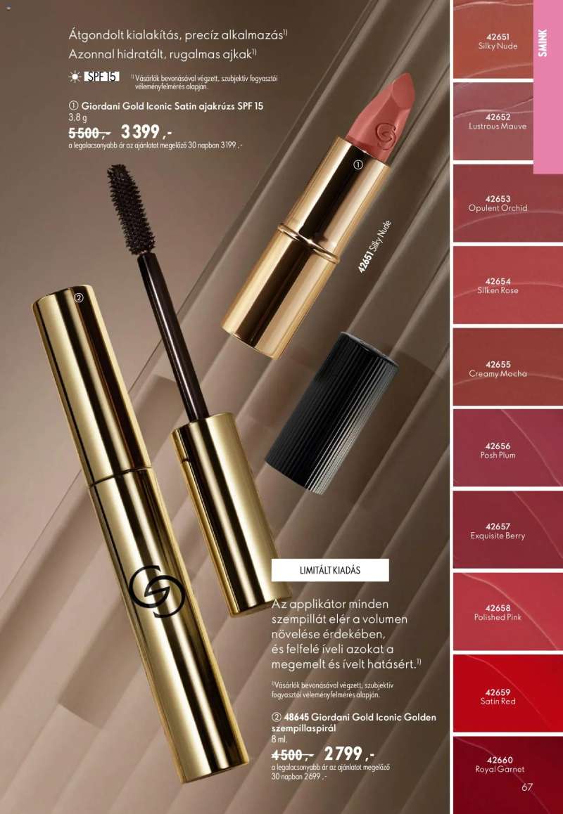Oriflame Oriflame katalógus 2026/09 67 oldal