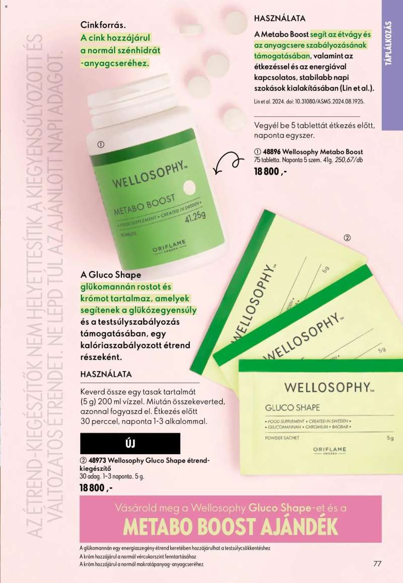 Oriflame Oriflame katalógus 2026/09 77 oldal