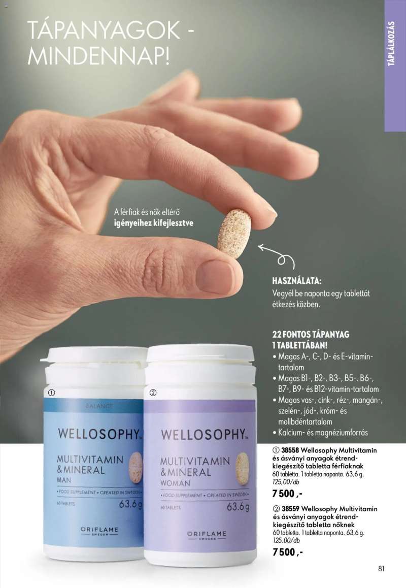 Oriflame Oriflame katalógus 2026/09 81 oldal