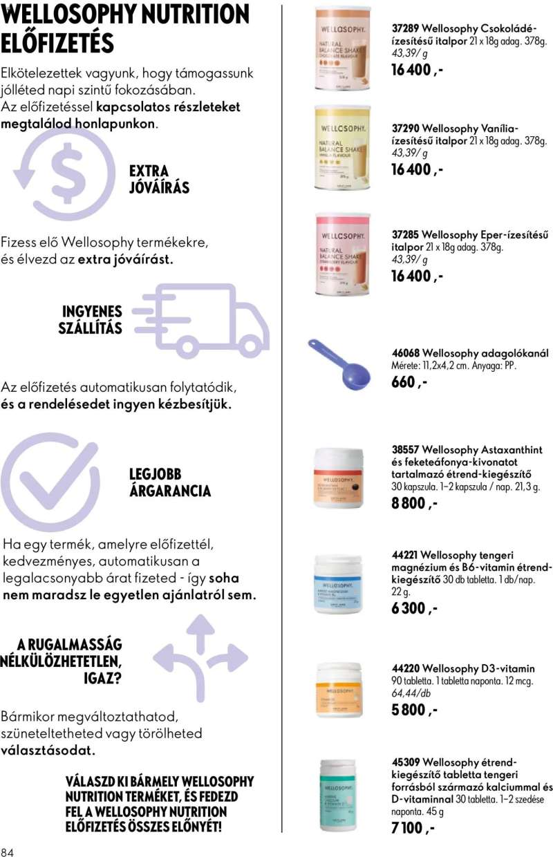Oriflame Oriflame katalógus 2026/09 84 oldal