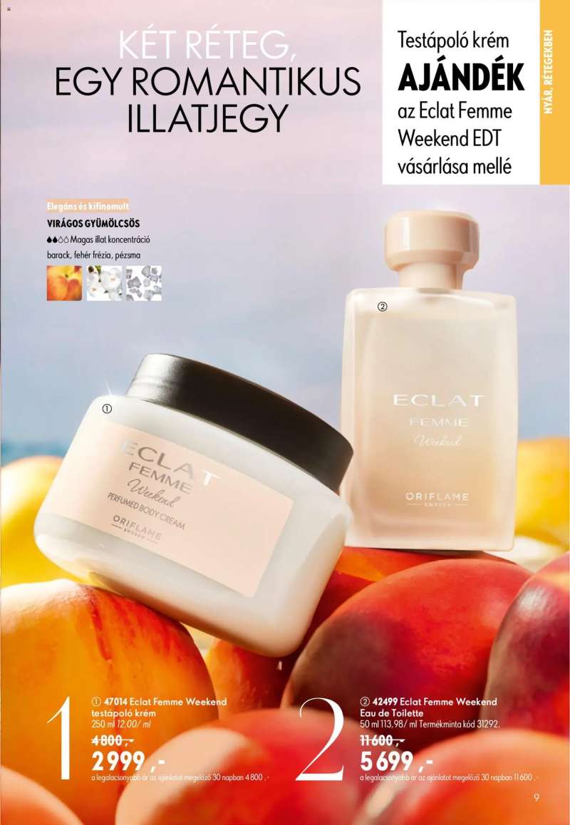 Oriflame Oriflame katalógus 2026/09 9 oldal