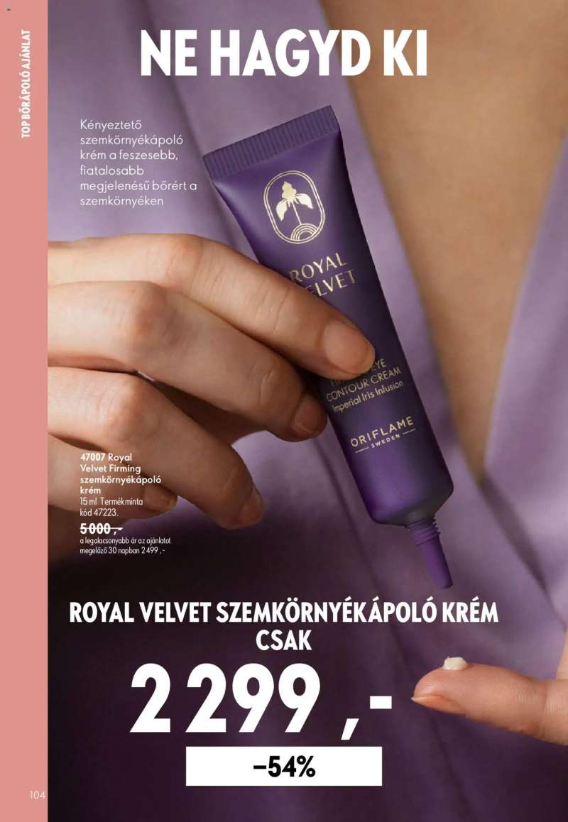 Oriflame Oriflame katalógus 2026/10 104 oldal