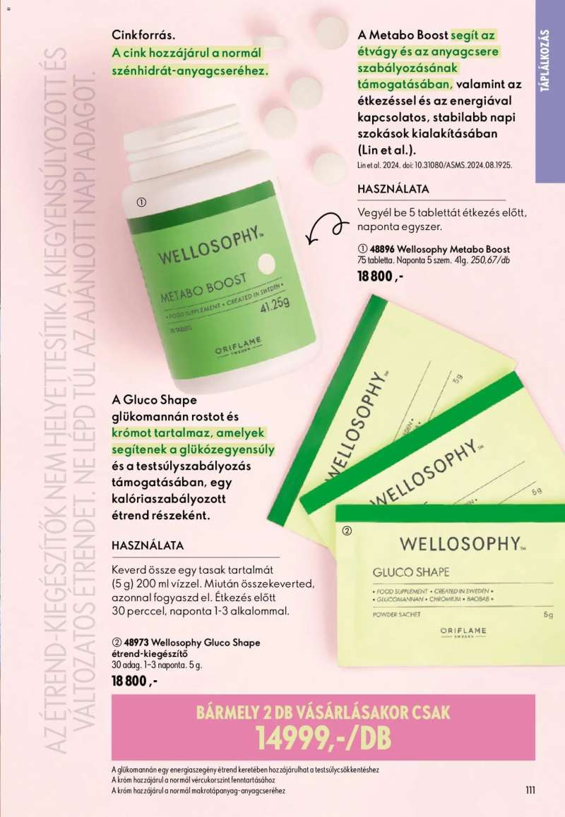 Oriflame Oriflame katalógus 2026/10 111 oldal