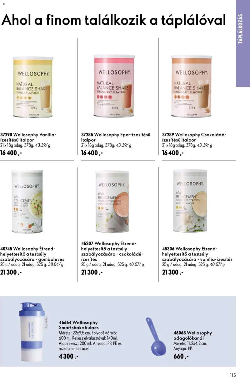 Oriflame Oriflame katalógus 2026/10 115 oldal