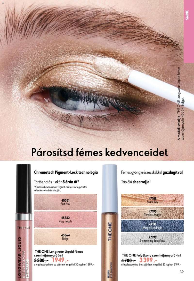 Oriflame Oriflame katalógus 2026/10 39 oldal