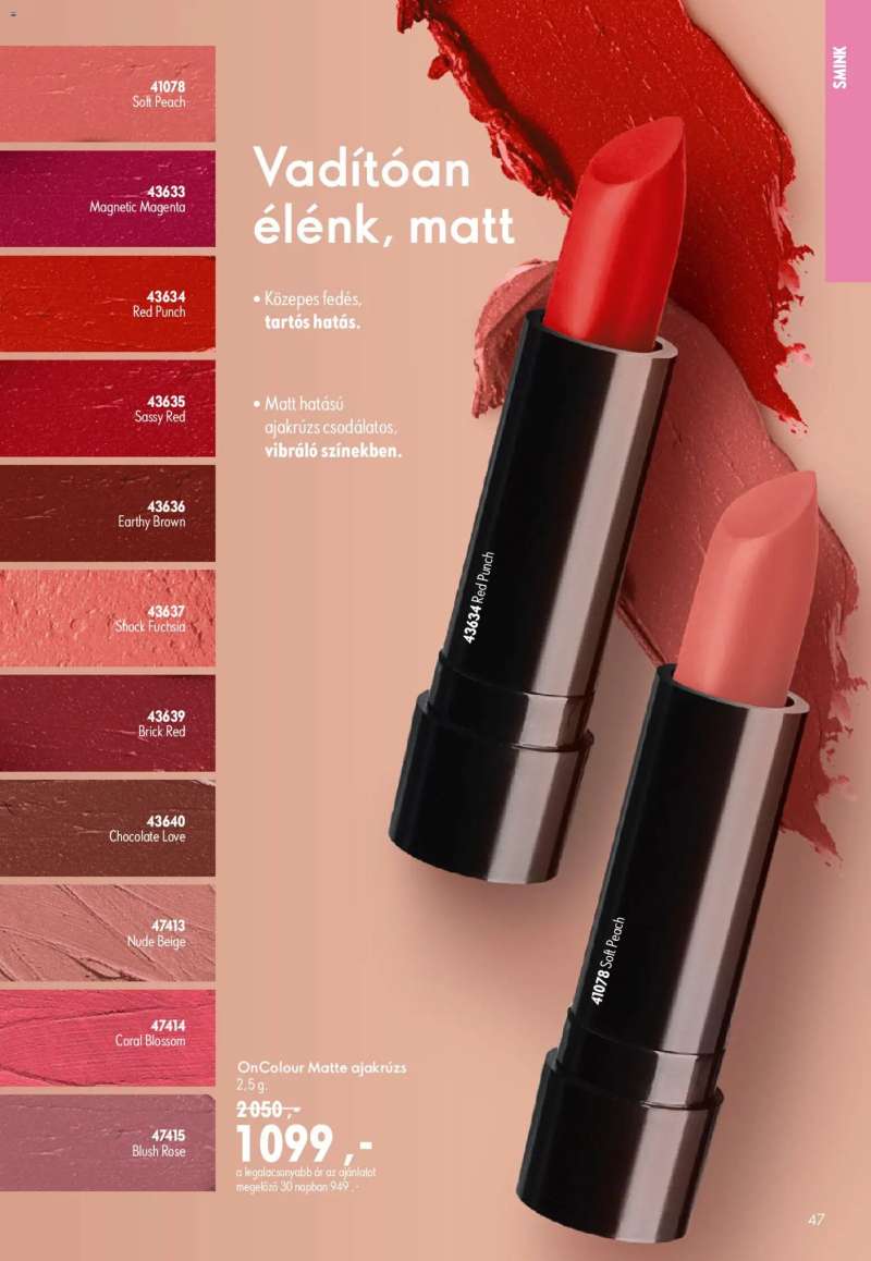 Oriflame Oriflame katalógus 2026/10 47 oldal