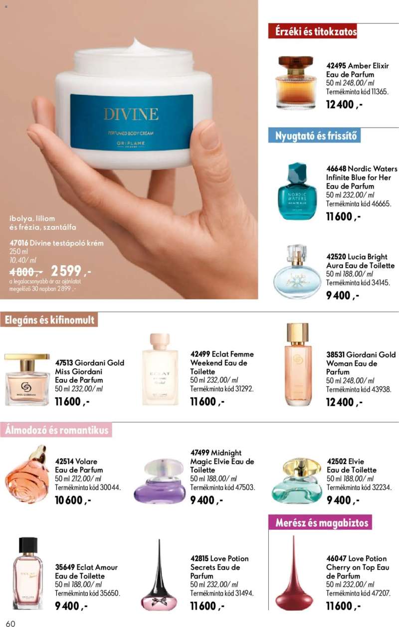 Oriflame Oriflame katalógus 2026/10 60 oldal