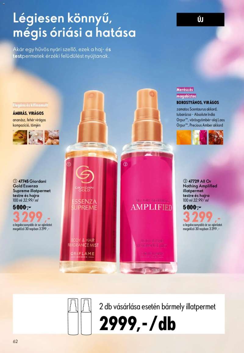Oriflame Oriflame katalógus 2026/10 62 oldal