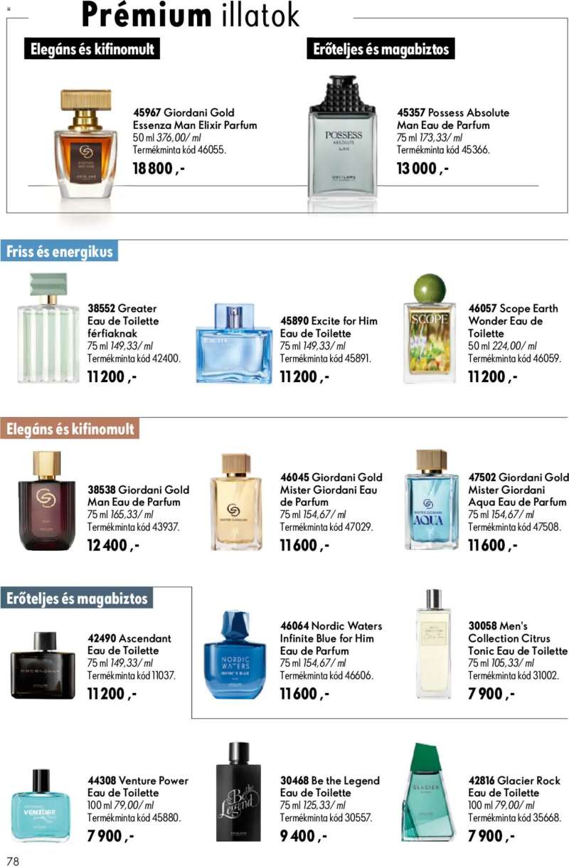 Oriflame Oriflame katalógus 2026/10 78 oldal