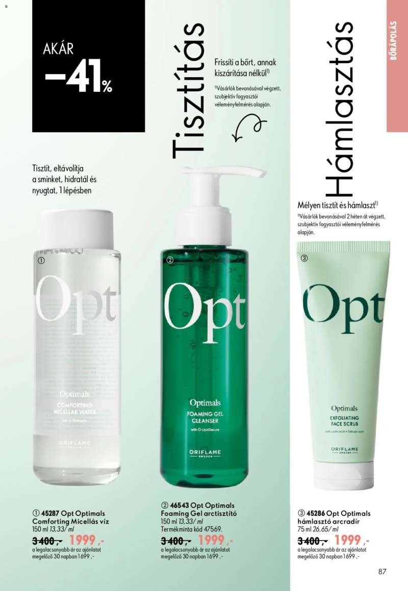 Oriflame Oriflame katalógus 2026/10 87 oldal