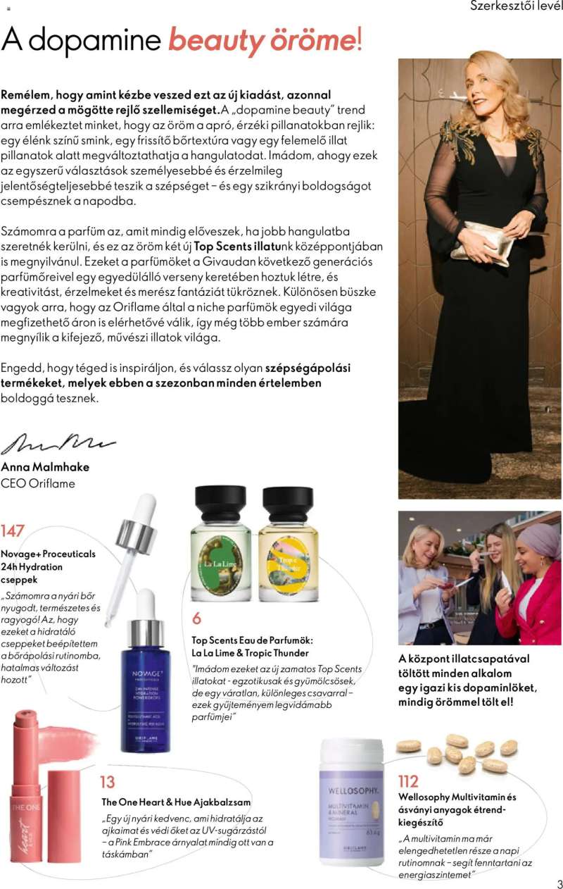 Oriflame Oriflame katalógus 2026/11 3 oldal