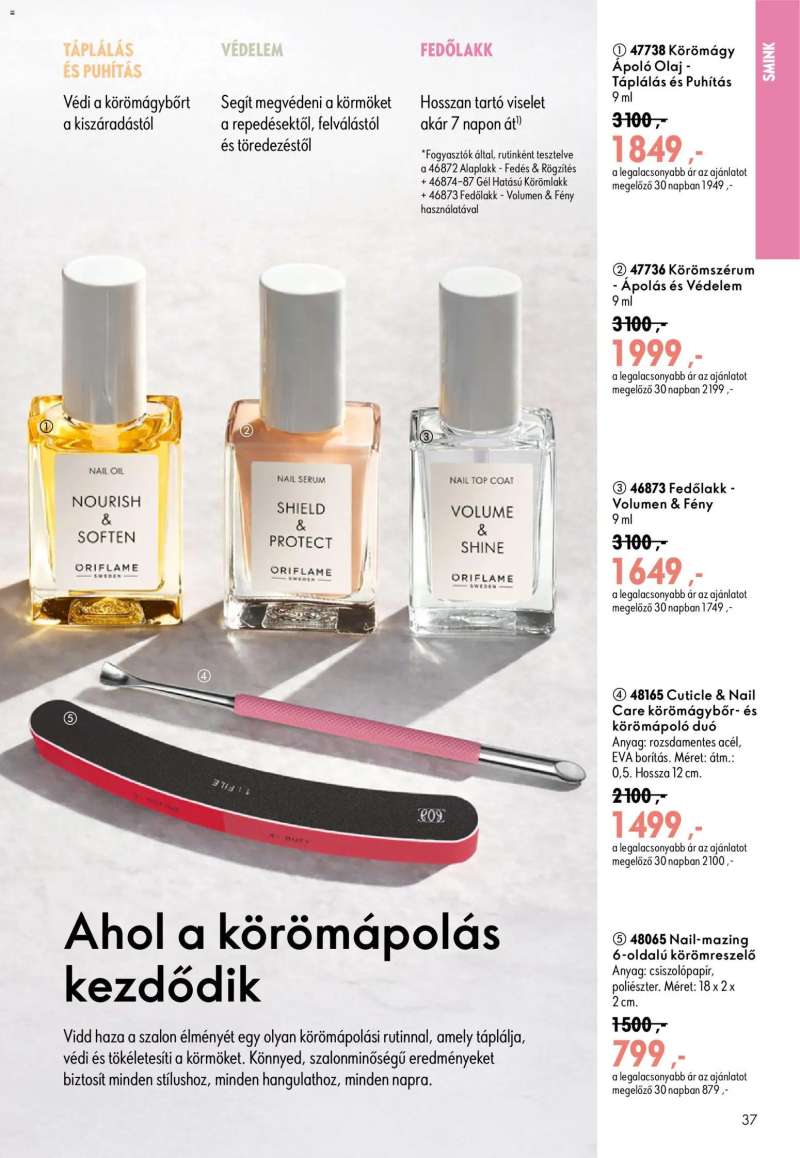 Oriflame Oriflame katalógus 2026/11 37 oldal
