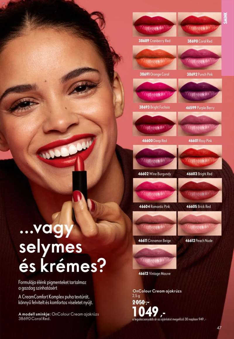 Oriflame Oriflame katalógus 2026/11 47 oldal