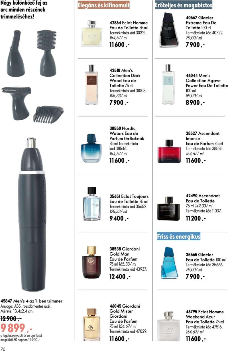 Oriflame Oriflame katalógus 2026/11 76 oldal