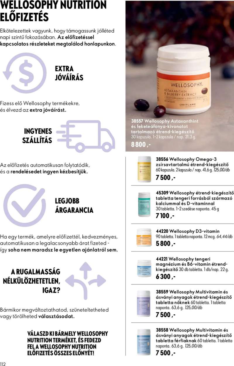 Oriflame Oriflame katalógus 2026/12 112 oldal