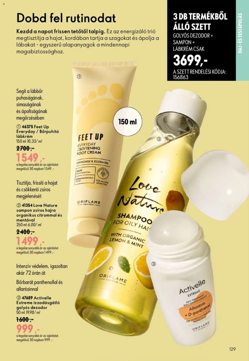 Oriflame Oriflame katalógus 2026/12 129 oldal