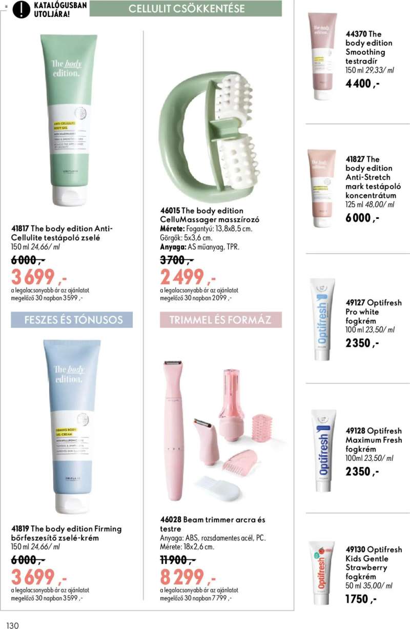 Oriflame Oriflame katalógus 2026/12 130 oldal