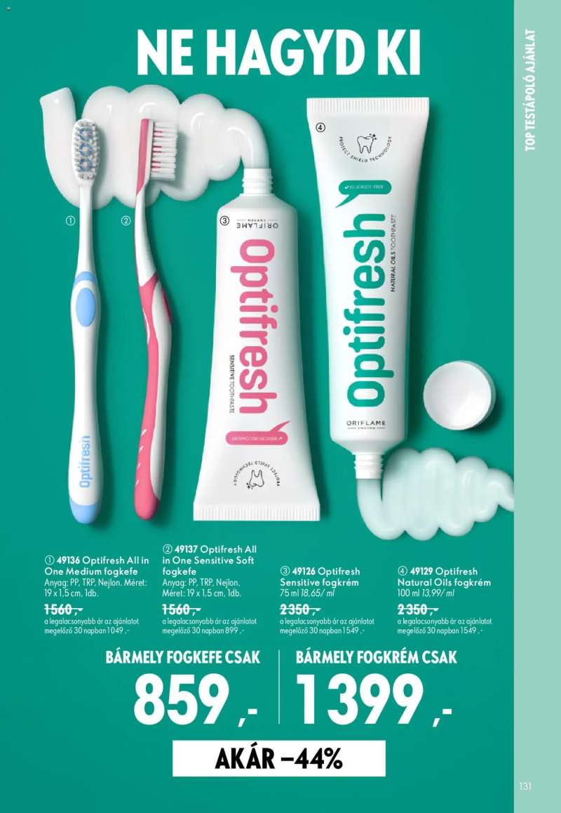 Oriflame Oriflame katalógus 2026/12 131 oldal