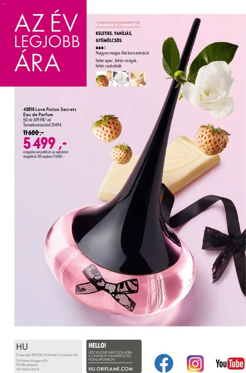 Oriflame Oriflame katalógus 2026/12 148 oldal