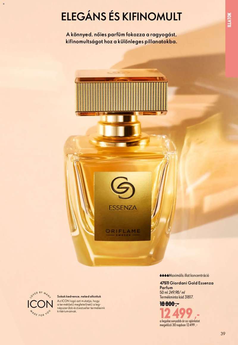 Oriflame Oriflame katalógus 2026/12 39 oldal