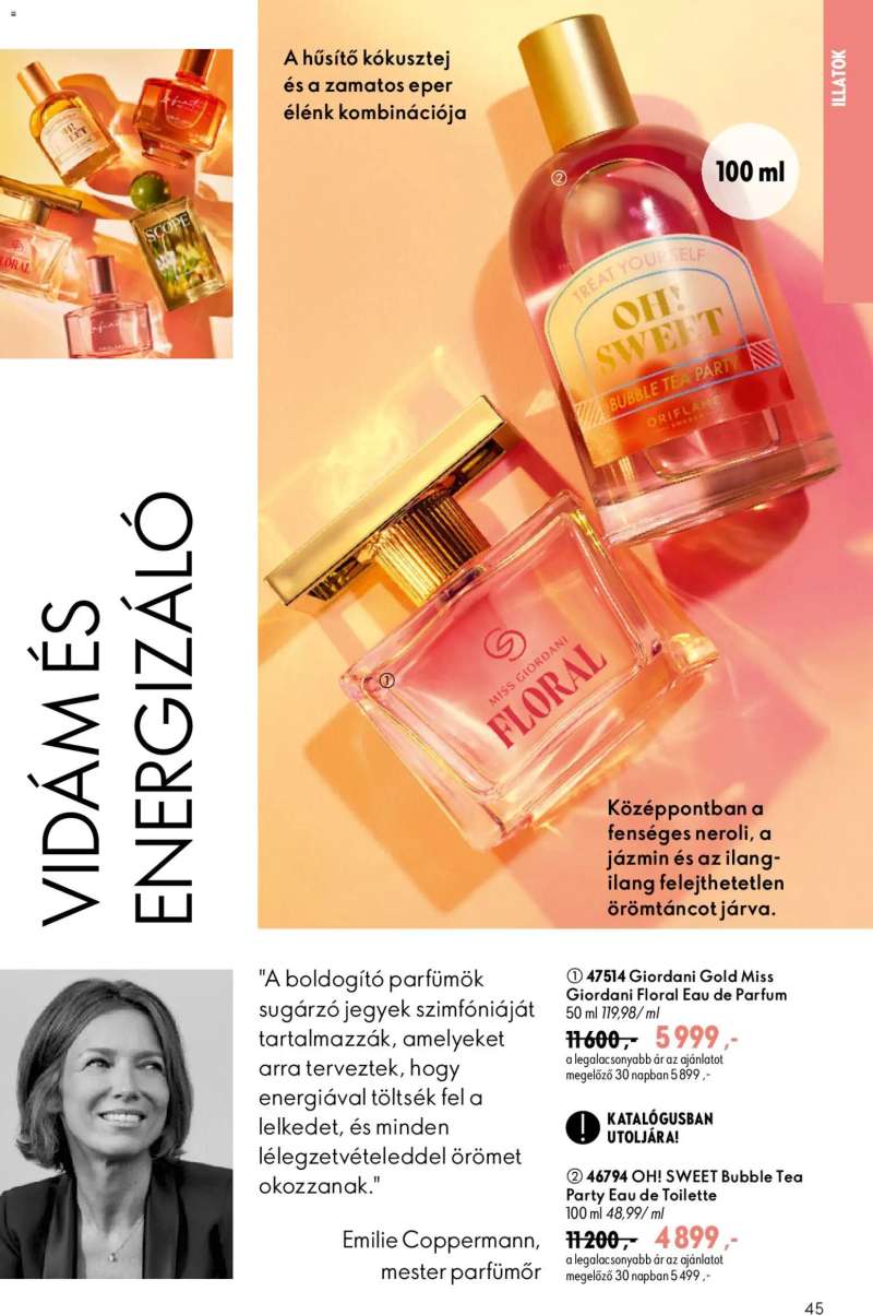 Oriflame Oriflame katalógus 2026/12 45 oldal