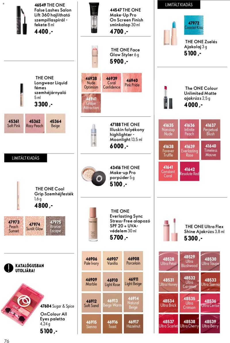 Oriflame Oriflame katalógus 2026/12 76 oldal
