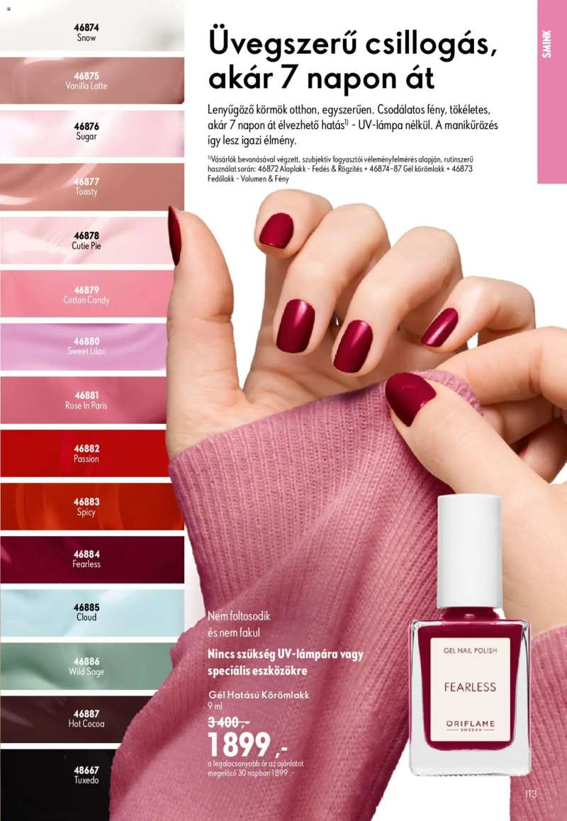 Oriflame Oriflame katalógus 2026/13 113 oldal