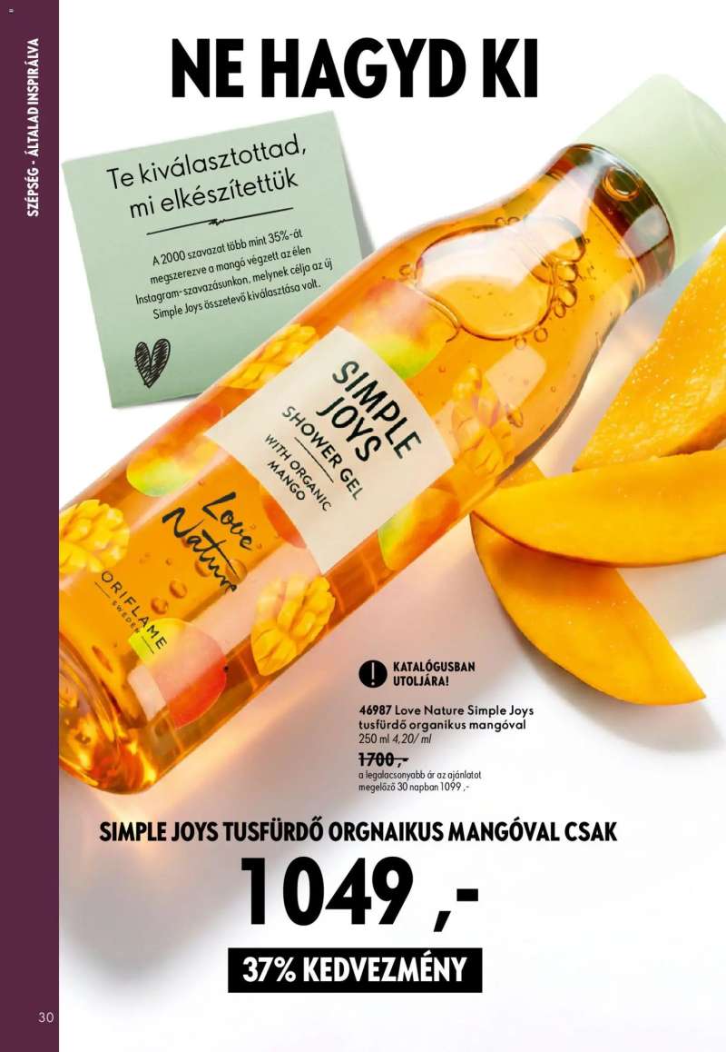 Oriflame Oriflame katalógus 2026/13 30 oldal