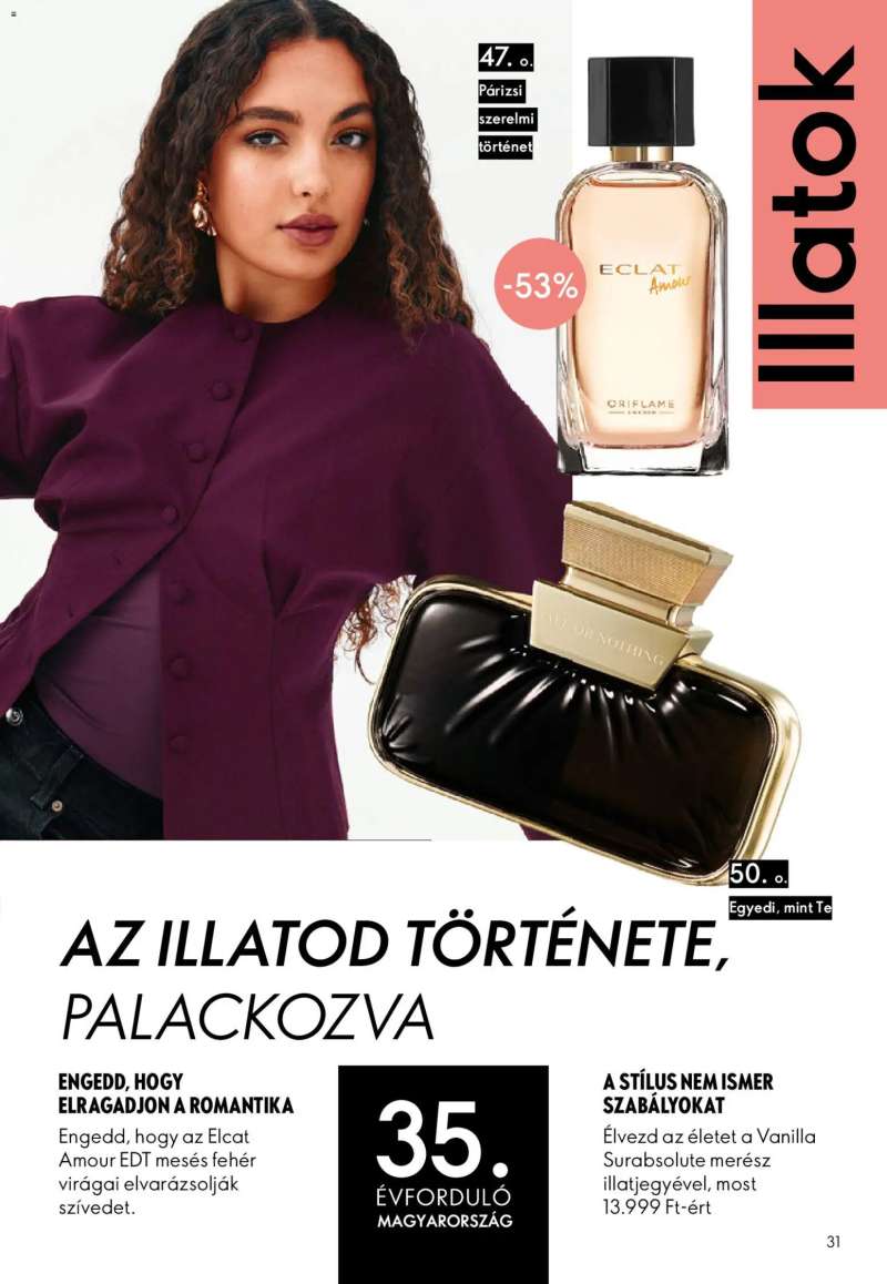 Oriflame Oriflame katalógus 2026/13 31 oldal