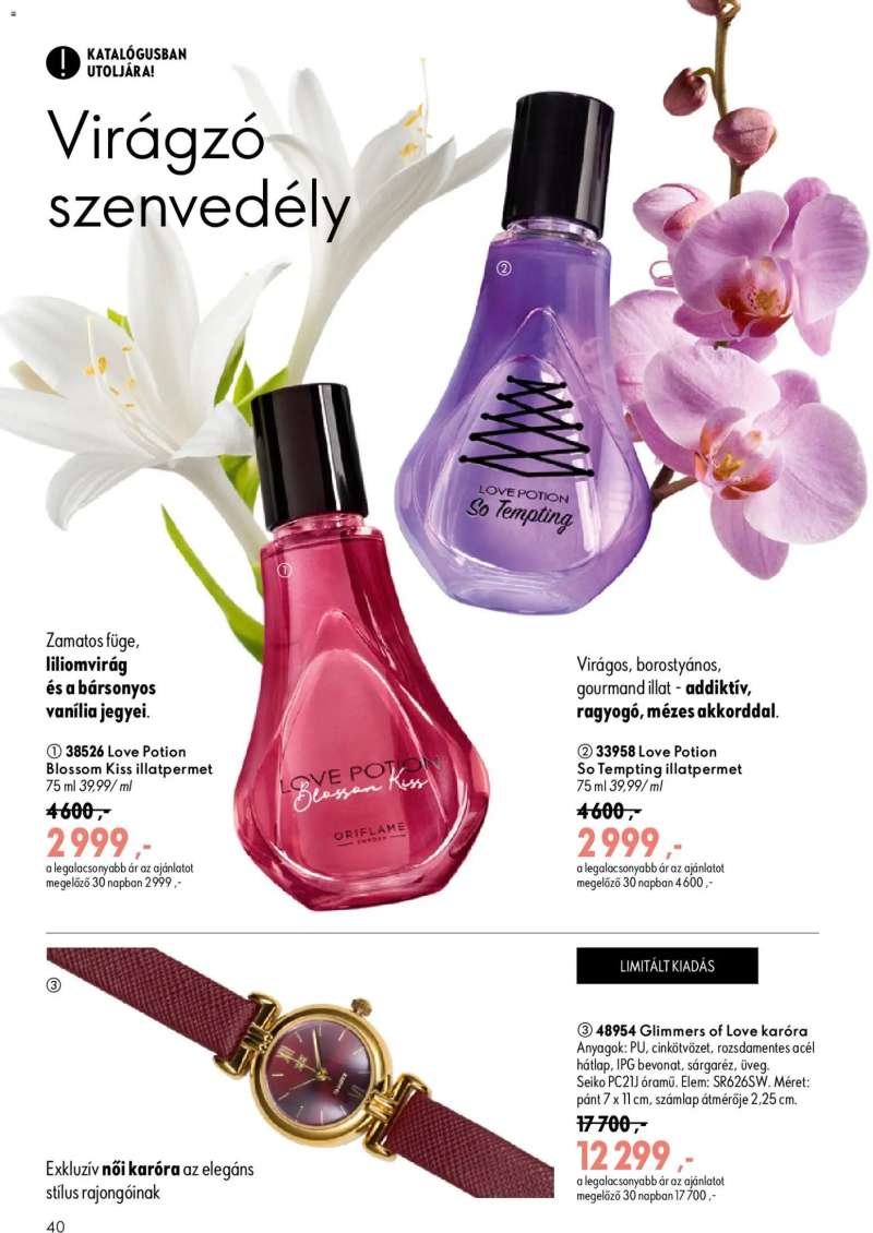 Oriflame Oriflame katalógus 2026/13 40 oldal