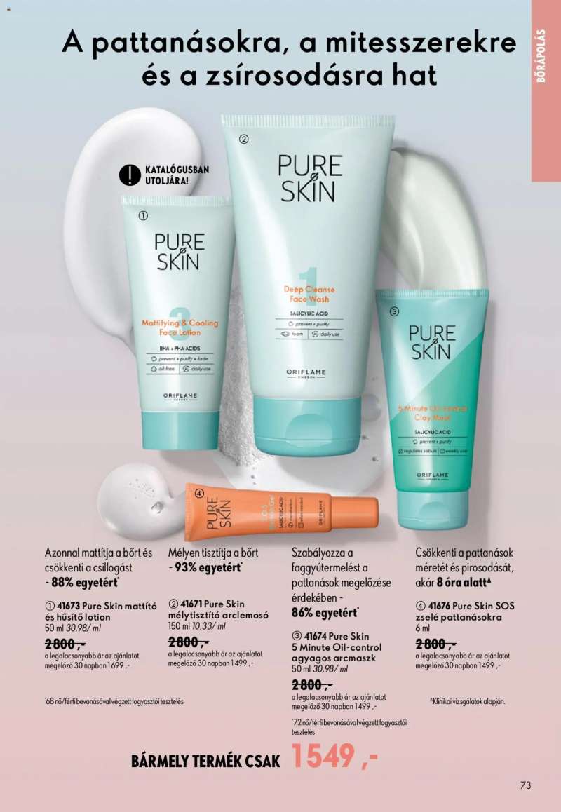 Oriflame Oriflame katalógus 2026/13 73 oldal