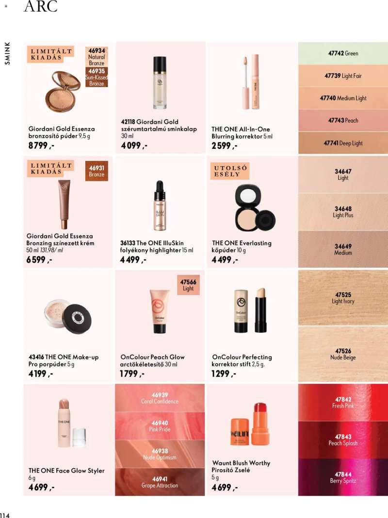 Oriflame Oriflame katalógus 2026/14 114 oldal