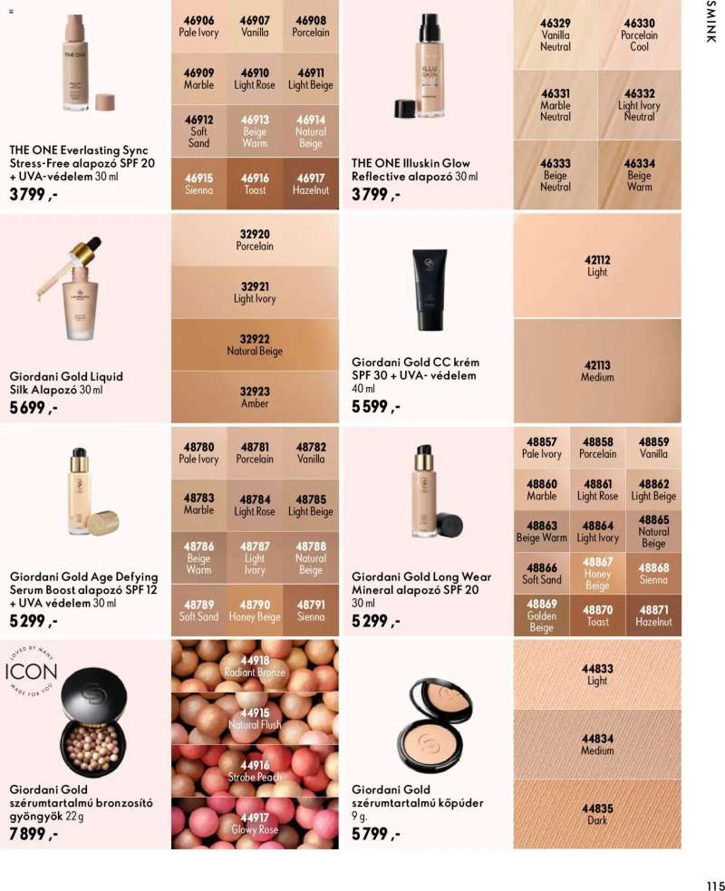 Oriflame Oriflame katalógus 2026/14 115 oldal