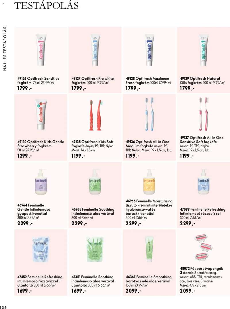 Oriflame Oriflame katalógus 2026/14 136 oldal