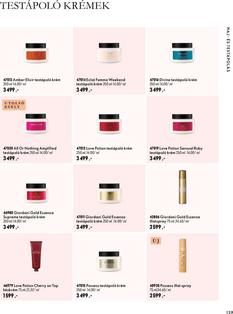 Oriflame Oriflame katalógus 2026/14 139 oldal